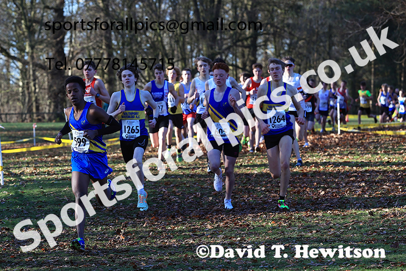 Boys under-15s 2025 Northern Cross Country Champs, Tatton Park, Knutsford, Cheshire. Photo: David T. Hewitson/Sports for All Pics